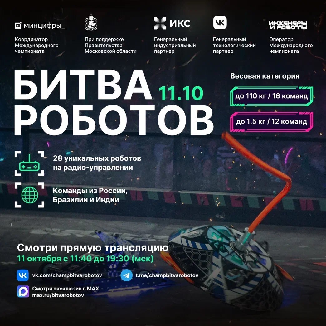 Международный чемпионат «Битва роботов»
